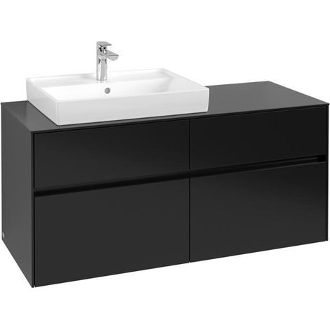 VB WTUS Collaro 1200x548x500mm 4 unités WT li Laque noire mate