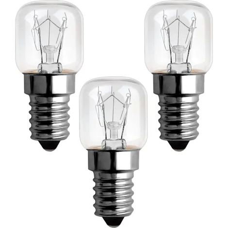 Ampoule Four 25w 300 Degres E14 Dimmable, Ac220v-240v, Ampoule Incandescence E14 T22, 120lm Blanc Chaud 2300k, E14 Petit Culot À Vis Pygmy Lamps (1/3)