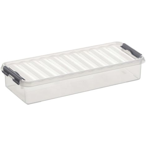Sunware Aufbewahrungsbox Q-Line 2,5 l mit Deckel Kunststoffbox Kiste