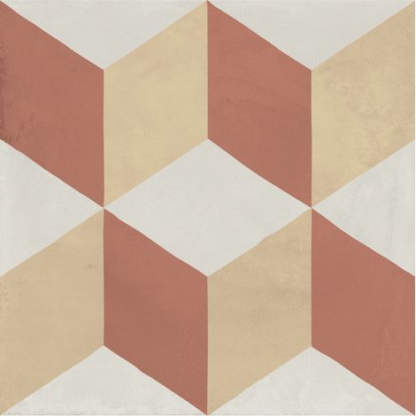 Carrelage sol / mur effet ciment vieilli 20x20 cm TERRA ART CUBO T.C (vendu par boite de 1,20m2) (1/3)