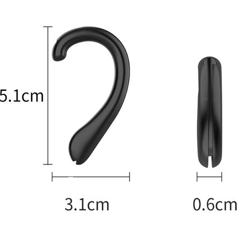 2 Coussinets Silicone Antidérapants pour Masques, Protège-Oreilles Anti-Douleur, Maintien de Lunettes, Accessoires de Fixation, Lot de 2 (1/5)