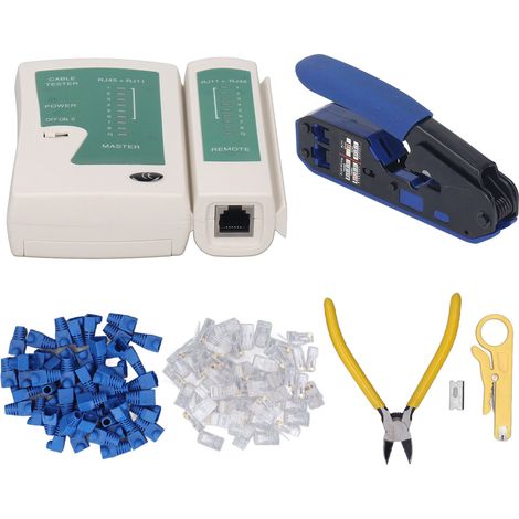 Kit d'outils de sertissage RJ45 pour connecteurs Cat5 et Cat6 (1/5)