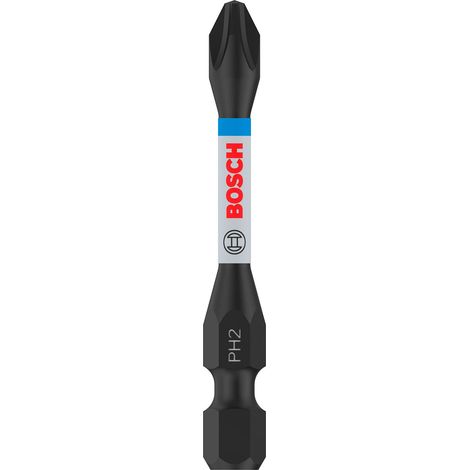 Embout de vissage Phillips Impact Bit PH2 55 mm Bosch PRO 5 pces - 2608522522 (1/4)