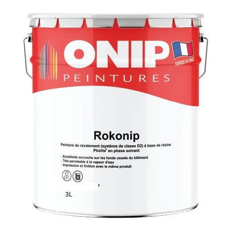 PEINTURE FAÇADE ROKONIP BLANC 3L - ONIP