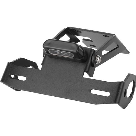 Support de plaque d'immatriculation avec garde-boue et feu LED intégré, compatible avec Kawasaki Z 650/Ninja 650 2017-2018 (1/5)