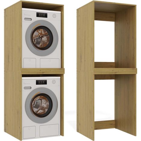 Mobile da bagno, rovere Artisan, 64 x 180 x 64 cm