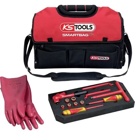 Kstools – Caisse à outils 16 pièces pour véhicules électriques et hybrides – Isolé selon IEC 60900 – Sac de transport SMARTBAG inclus (1/3)