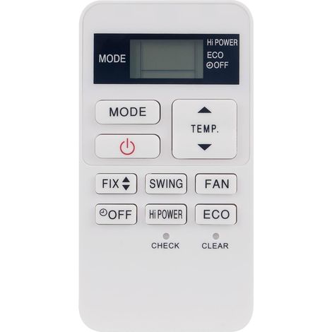 Sollbry Reemplazo del control remoto del acondicionador de aire compatible con Toshiba RBC-ASX11E-C RAS-24BKVG-TR RAS-07BAV-E RAS-10BAV-E RAS-07BAVG-E RAS-05BAVG-E RAS-18BAVG-TR RAS-B10PKVSG-E (1/4)