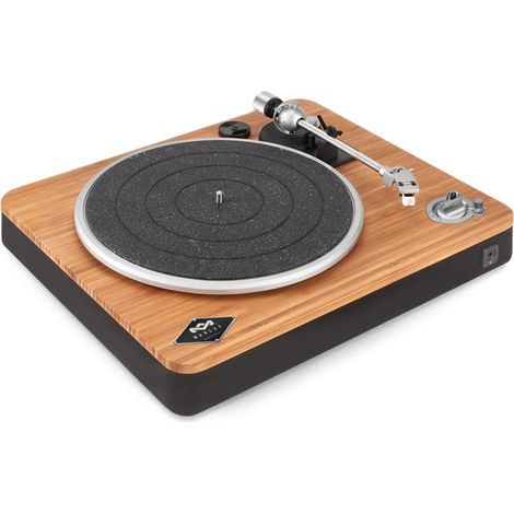 The House Of Marley Stir It Up Wireless Giradischi con trasmissione a cinghia Nero, Legno Manuale
