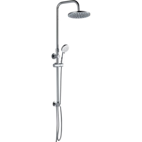 Colonne de douche en acier chromé complète (1/3)
