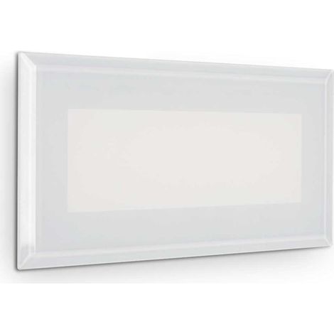 Faretto Moderno Indio Alluminio Bianco Led 8W 3000K Luce Calda (1/2)