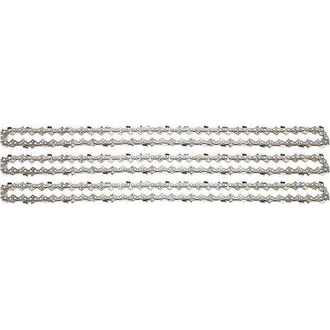 Chaine tronconneuse 3 x Chaînes de tronçonneuses 45cm .325" 68 maillons d'Entraînement 1.6 mm compatible avec Stihl Husqvarna Dolmar Makita et accessoire pour tronçonneuse (1/5)