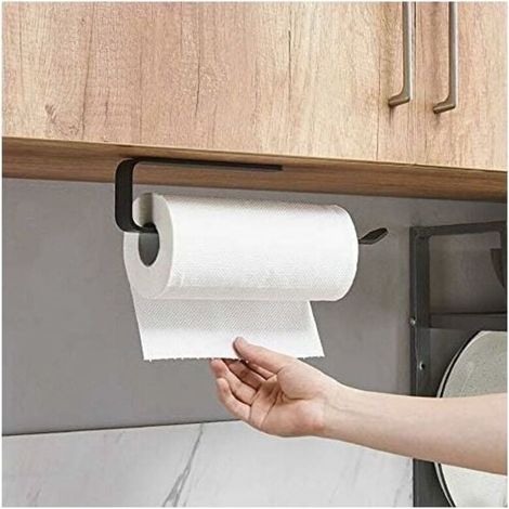 Porte Sopalin, Porte Rouleau Papier Cuisine, Porte Essuie Tout de Cuisine sous l\'armoire, Support Essuie Tout Derouleur Essuie Tout Support Sopalin Pas de Perçage (A-29,5cm) (1/3)