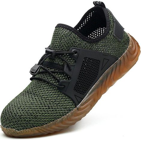 Chaussures de sécurité Ryder à embout acier incassable, bottes respirantes anti-perforation pour homme et femme, résistantes et légères. (1/4)