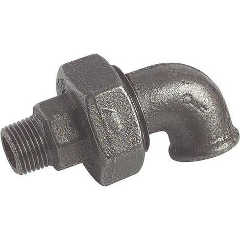 COUDE UNION CONIQUE FONTE NOIRE MALE FEMELLE N° 98