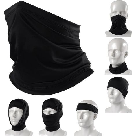 Cache-cou / Cagoule de ski Noir (Taille unique) Noir M Noir (1/5)