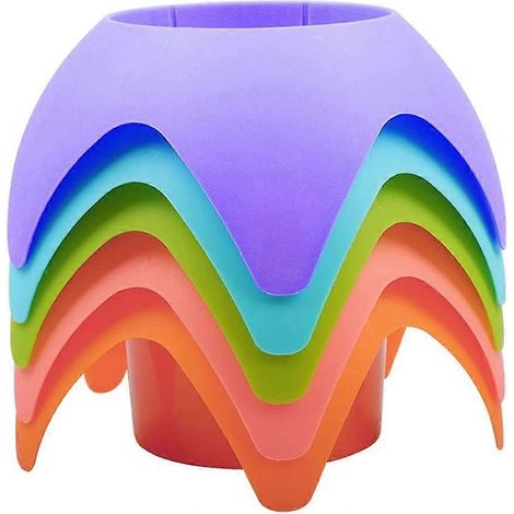 Strandaccessoires, Untersetzer-förmige Becherhalter (verschiedene Farben, 5 Stück)