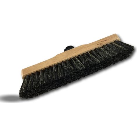 Balais ménage droit luxe Garnissage soie 50 mm - A l'unité - Sans manche - vernis teinté (1/5)