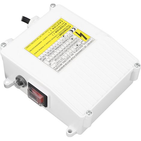 Steuerkasten für 370-W-Brunnenpumpe, externer Regler mit Schalter und Thermoschutz, für Haushalt und Industrie, 220-V-EU-Stecker (1/5)