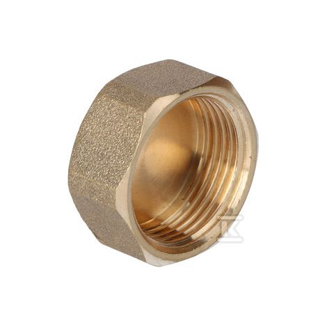 Bouchon en laiton à filetage femelle 3/4" en ligne
