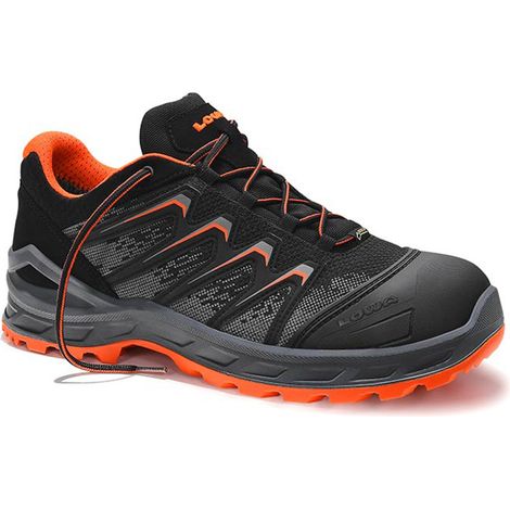 LOWA Work Sicherheitshalbschuh LARROX Work GTX black-grey Lo S3 CI, Gr. 39