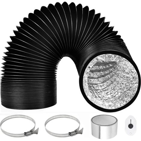 Tuyau d'évacuation 100mmx3 m Tube Flexible D'air Gaine Ventilation (1/5)