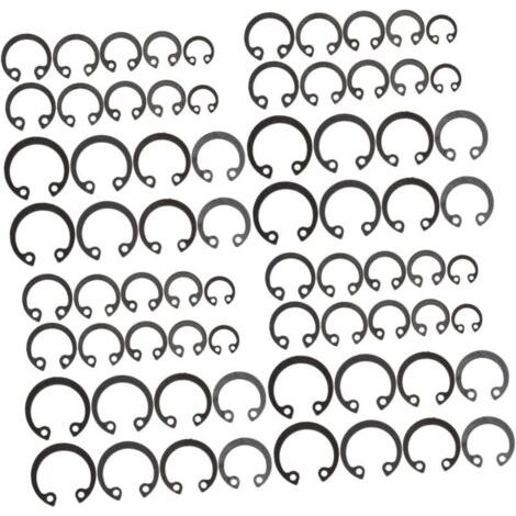3 Ensembles Assortiment de Anneaux de Retenue pour Axes de Fixation pour Usages Mécaniques