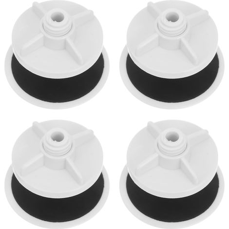 Cache-Trou de Robinet Blanc en Plastique pour Évier Cuisine en Granite, Lot de 4 Pièces, Décoration Simple et Prévention des Fuites, Cuisine (1/5)