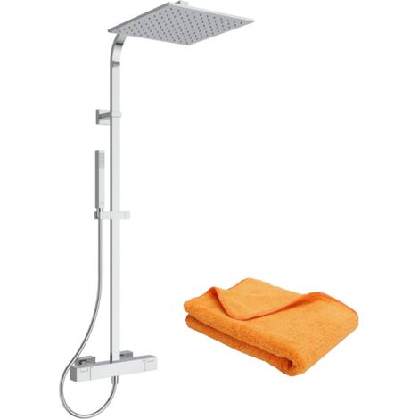 Columna de ducha termostática IDEAL STANDARD Ceratherm C100 + microfibra