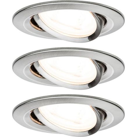 Paulmann Nova Spot empotrable LED acero cepillado 6,5 W