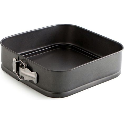 Quid Sweet GreY-Stampo da forno quadrato, apribile, 24 cm 24 cm (1/2)