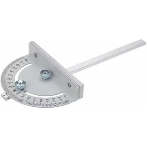 Rapporteur d'Angle Menuisier, Scie Circulaire de Table 180 Degrés Règle d'Angle de Style T, Jauge à Onglet pour Scie de Table Bois Bricolage (1/5)