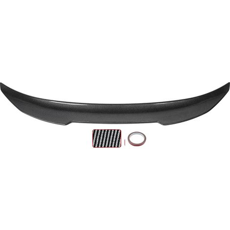 Spoiler trasero para maletero, estilo fibra de carbono, compatible con coches deportivos, color verde hierba. (1/2)
