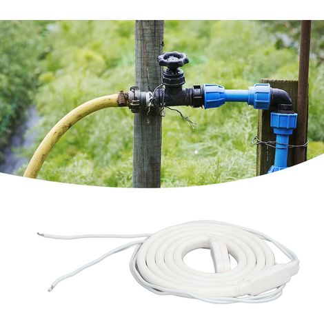 Tuyau de drainage pour chambre froide type 581000, fil chauffant de dégivrage, plaque chauffante, échangeur de chaleur, ruban chauffant en caoutchouc silicone de 1 m, câble chauffant étanche et antige (1/5)