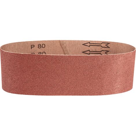 Correas sin fin 75 x 533 mm, K80, 3 uds.