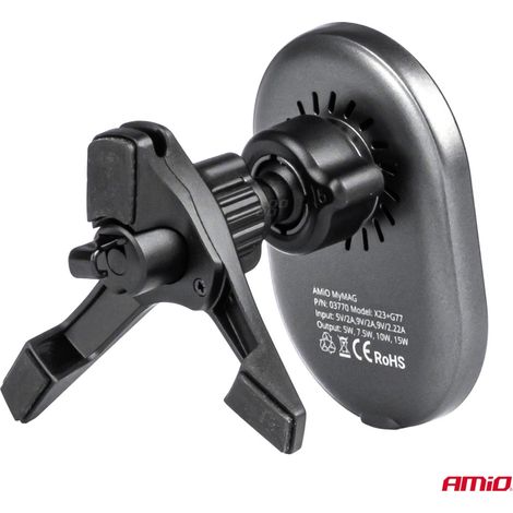 Support de téléphone de voiture avec chargeur à induction pour grille My Mag 15W AMIO-03770 (1/2)