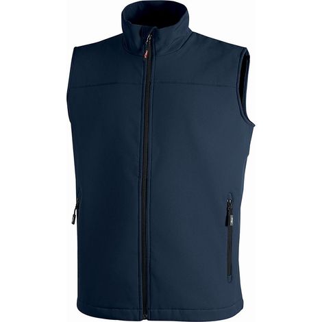 U-Power GILET SOFTSHELL DUBLINO Col. Blu Mis. XXL