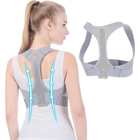 Correcteur de Posture Réglable, Redressage de Colonne Vertébrale et Posture, Ceinture dorsale femme (1/4)