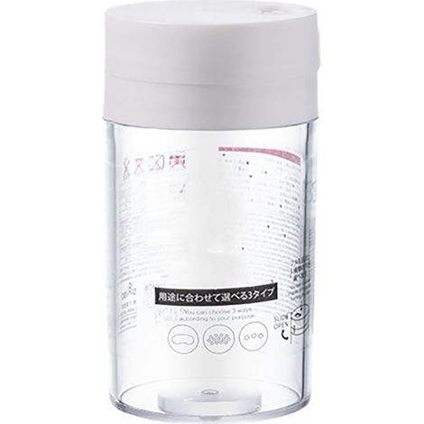 Pot à épices en plastique, bouteille d'assaisonnement, conteneur, distributeur de sucre pour stocker les poudres (1/5)