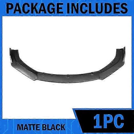 Kit de protection de spoiler de pare-chocs avant universel pour voiture neuve, avec lèvre et bande décorative en carbone. (1/5)