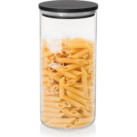 Recipiente de vidrio para productos a granel con tapa y cierre herm茅tico de 980 ml. (1/5)