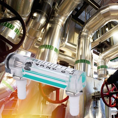 LZQ-1 Luftdurchflussmesser 15 l/min Sauerstoff- und Kohlendioxidmessgerät (1/5)