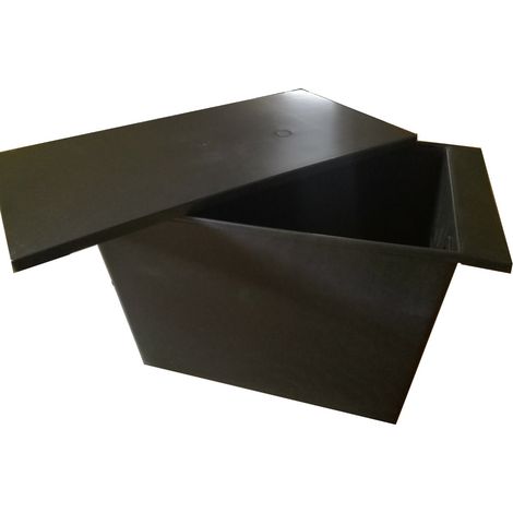Vaso di espansione in plastica da 30lt nero (1/4)