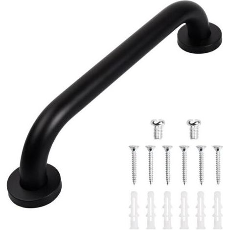 Poignée de Baignoire, Poignée d'appui pour Personnes âgées, Barre d'appui de Douche Antidérapant Poignée, Barre d'Appui en Acier Inox Murale, pour Personnes Agées/Salle de Bain Cuisine,30 cm (No