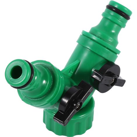 Raccord Y 3 voies 3/4 pouce pour tuyau d'arrosage, adaptateur de connexion pour irrigation goutte à goutte, distributeur d'eau de jardin, kit de raccordement rapide (1/5)