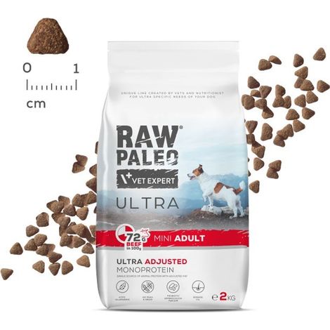 VetExpert Raw Paleo Ultra Beef Mini Adult 2kg