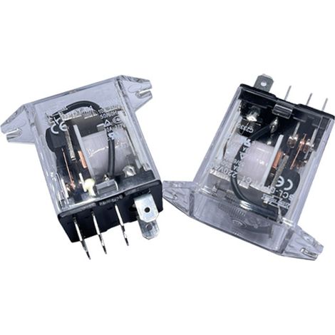 Matsukawa SCL-DPDT-C1 220VAC 10A Two-Group Conversion Intermediate Relay 8 Pin, Original and Authentic Product from Taiwan.