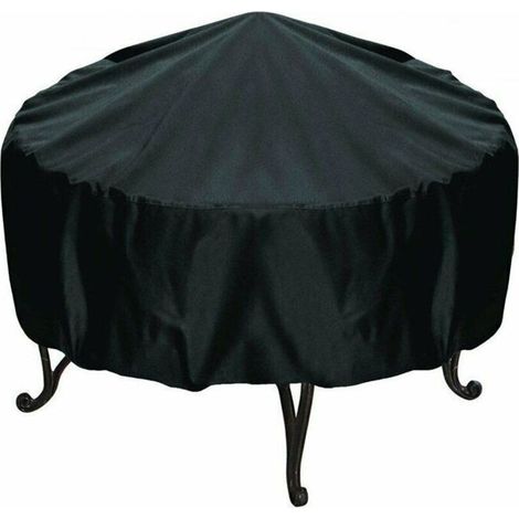 Couverture de barbecue de jardin extérieur couverture de barbecue ronde UV anti-poussière anti-pluie,3840cm