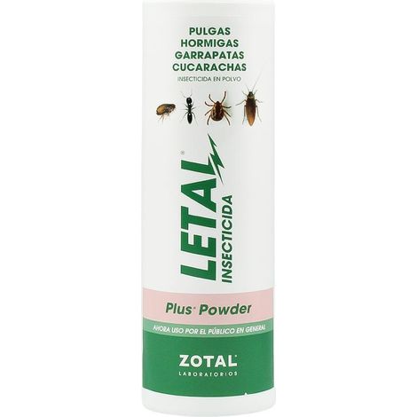 LETAL PLUS PWD Insecticida y Acaricida en Polvo. Talquera 325 gr (1/2)