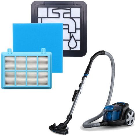 Kit de filtre de remplacement pour Philips FC9331 FC9332 FC8010 Ensemble de filtre en mousse de moteur lavable (1/4)